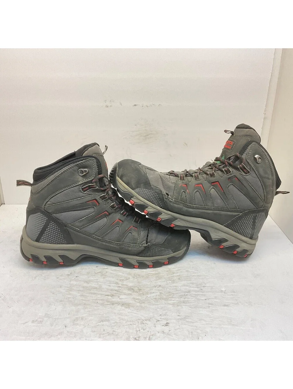 DAKOTA Men's Mid-Cut 2127 Steel Toe Steel Plate WP Safety Hiking Boots 11W/L